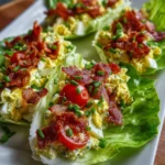BLT EGG SALAD LETTUCE WRAPS – The Ultimate Low-Carb Lunch Upgrade!