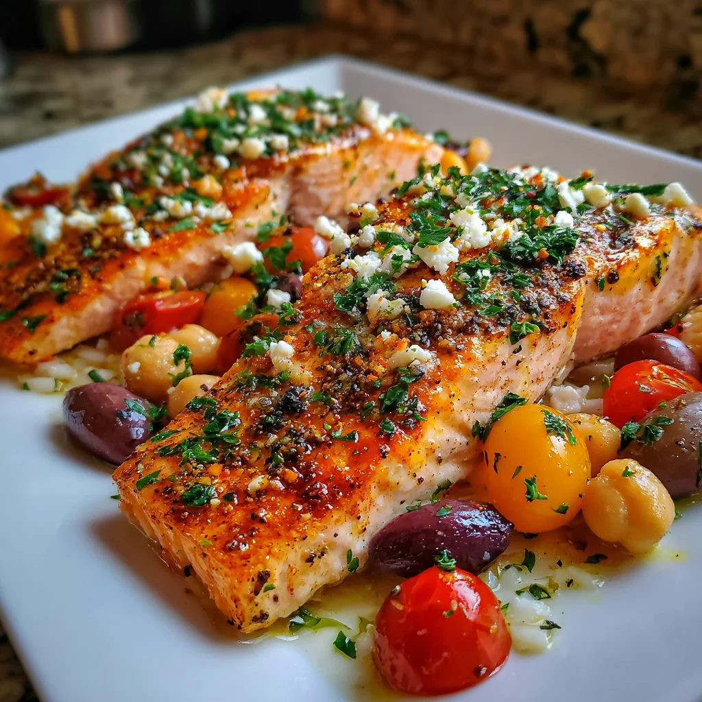 Mediterranean Salmon | Fresh, Flavorful & Heart-Healthy