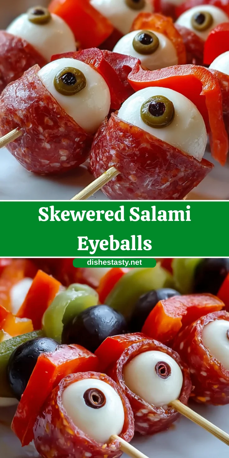 Skewered Salami Eyeballs – Spooky, Savory & Perfect for Halloween!