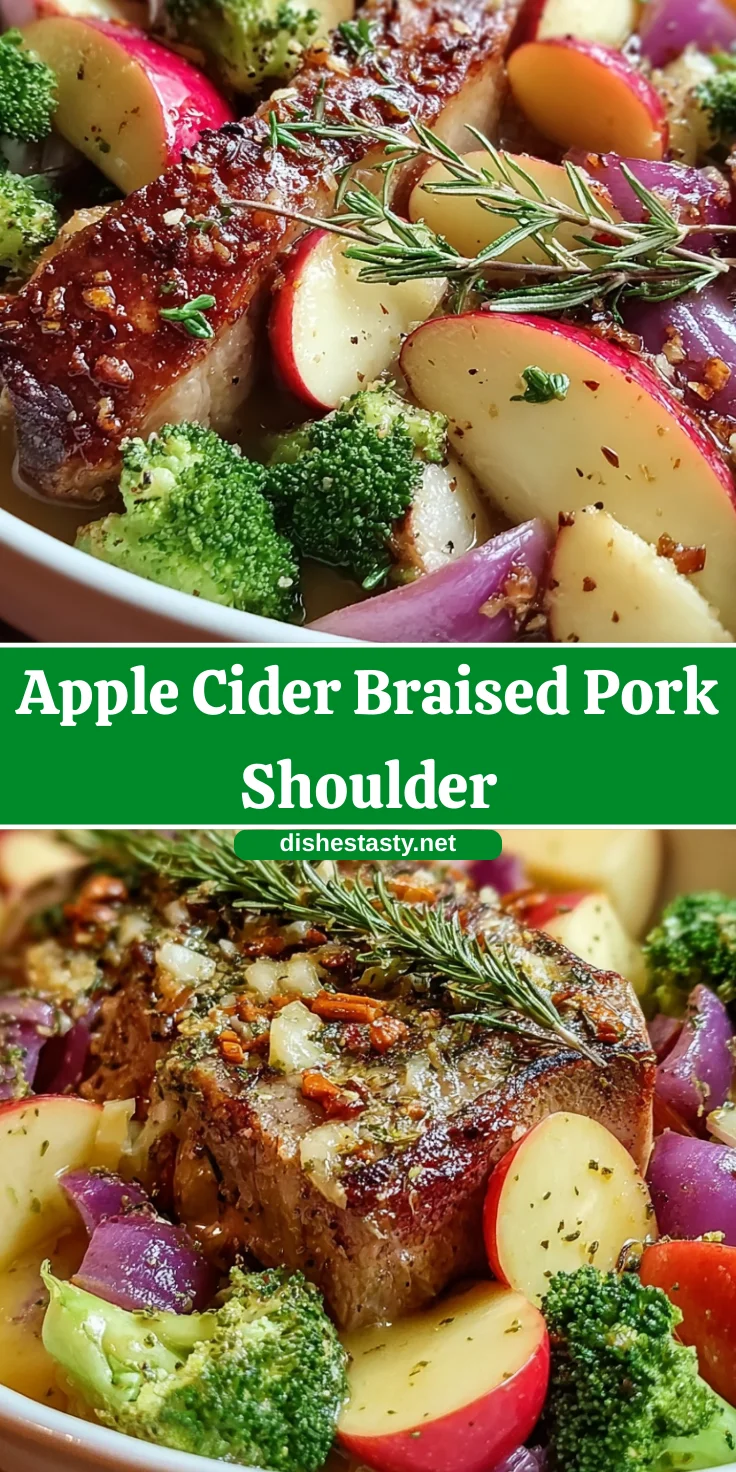 Apple Cider Braised Pork Shoulder – Tender, Savory & Fall-Inspired!