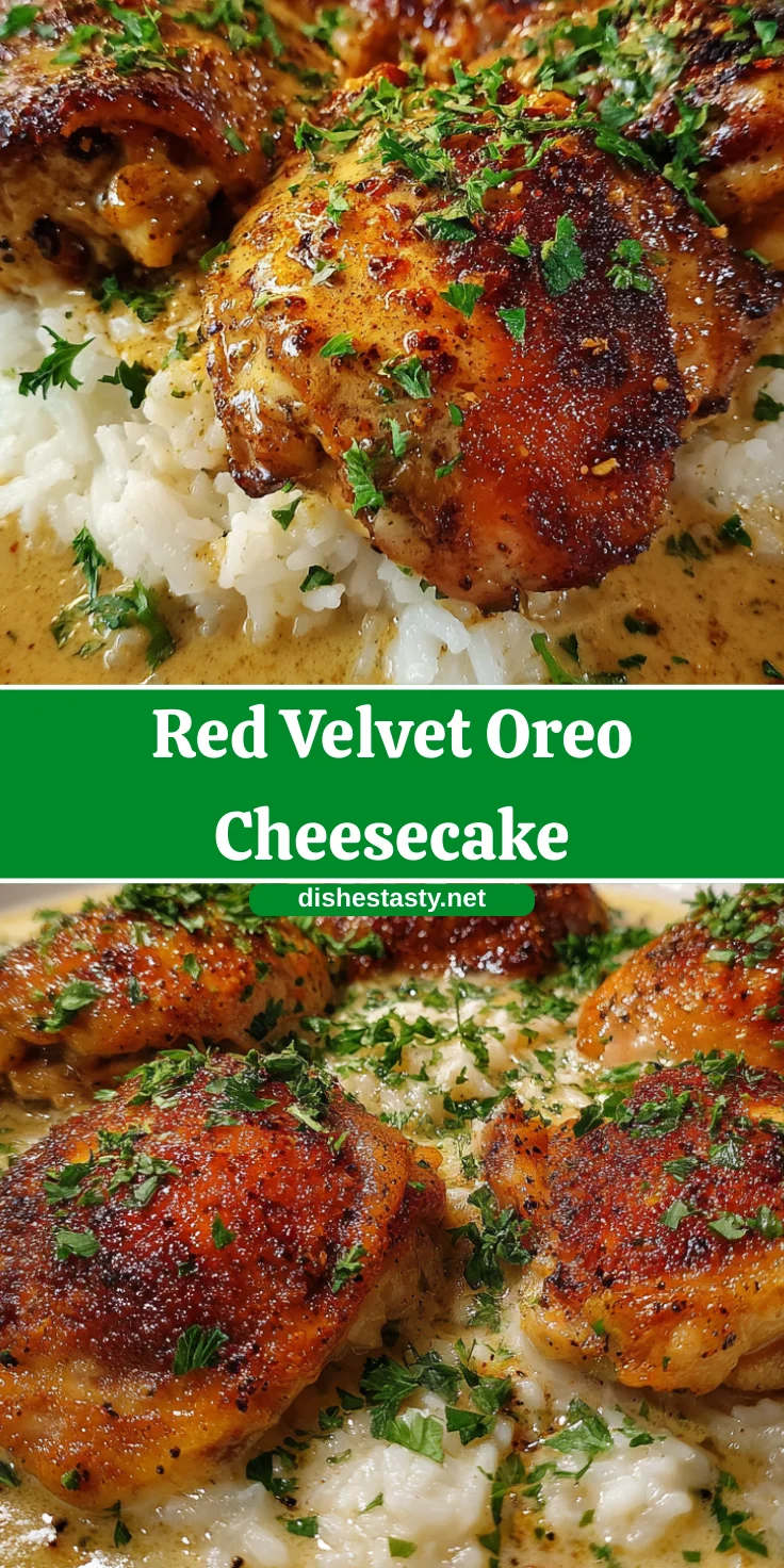Smothered Chicken and Rice – Creamy, Hearty & Full of Comfort!