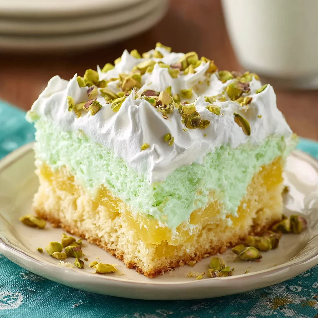 Dreamy Tropical Pistachio Bliss Cake – Layers of Paradise!