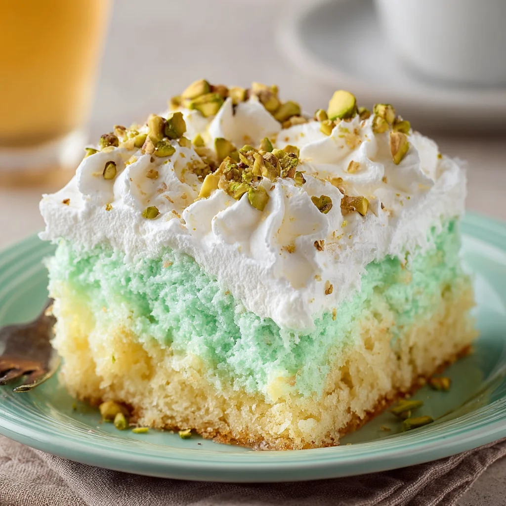 Dreamy Tropical Pistachio Bliss Cake – Layers of Paradise!