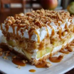 Cozy Caramel Apple Eclair Cake | Taste of Nostalgia