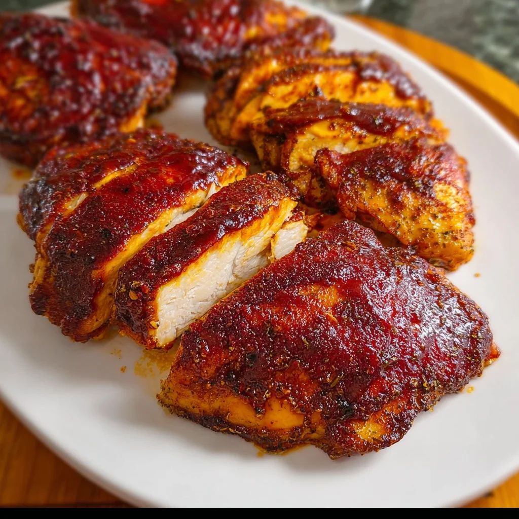Oven Baked BBQ Chicken – Sticky, Sweet & Fall-Off-The-Bone Tender!