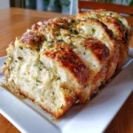 Swirled Garlic Herb & Cheese Bread – Pull-Apart Perfection!