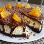Chocolate Orange Cheesecake Indulge in a Rich Delight!
