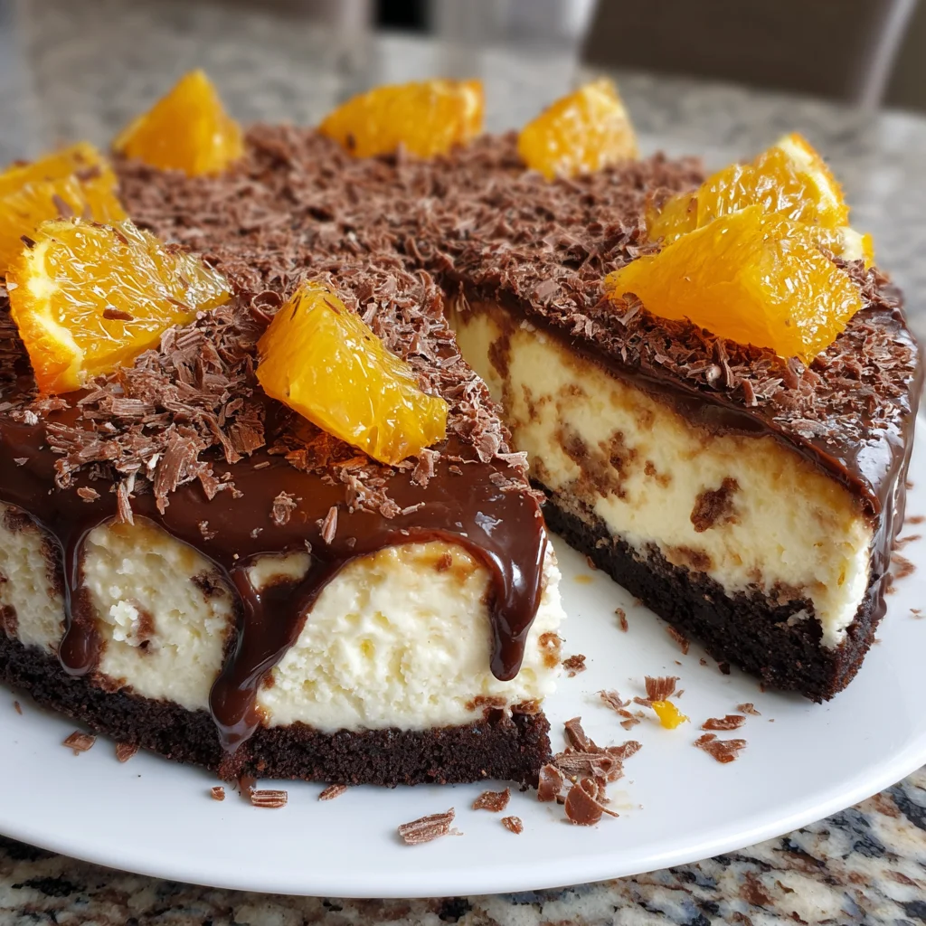 Chocolate Orange Cheesecake Indulge in a Rich Delight!