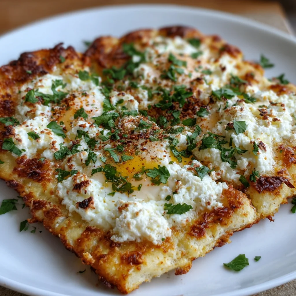 Cottage Cheese Flatbread – Soft, High-Protein & No Yeast!