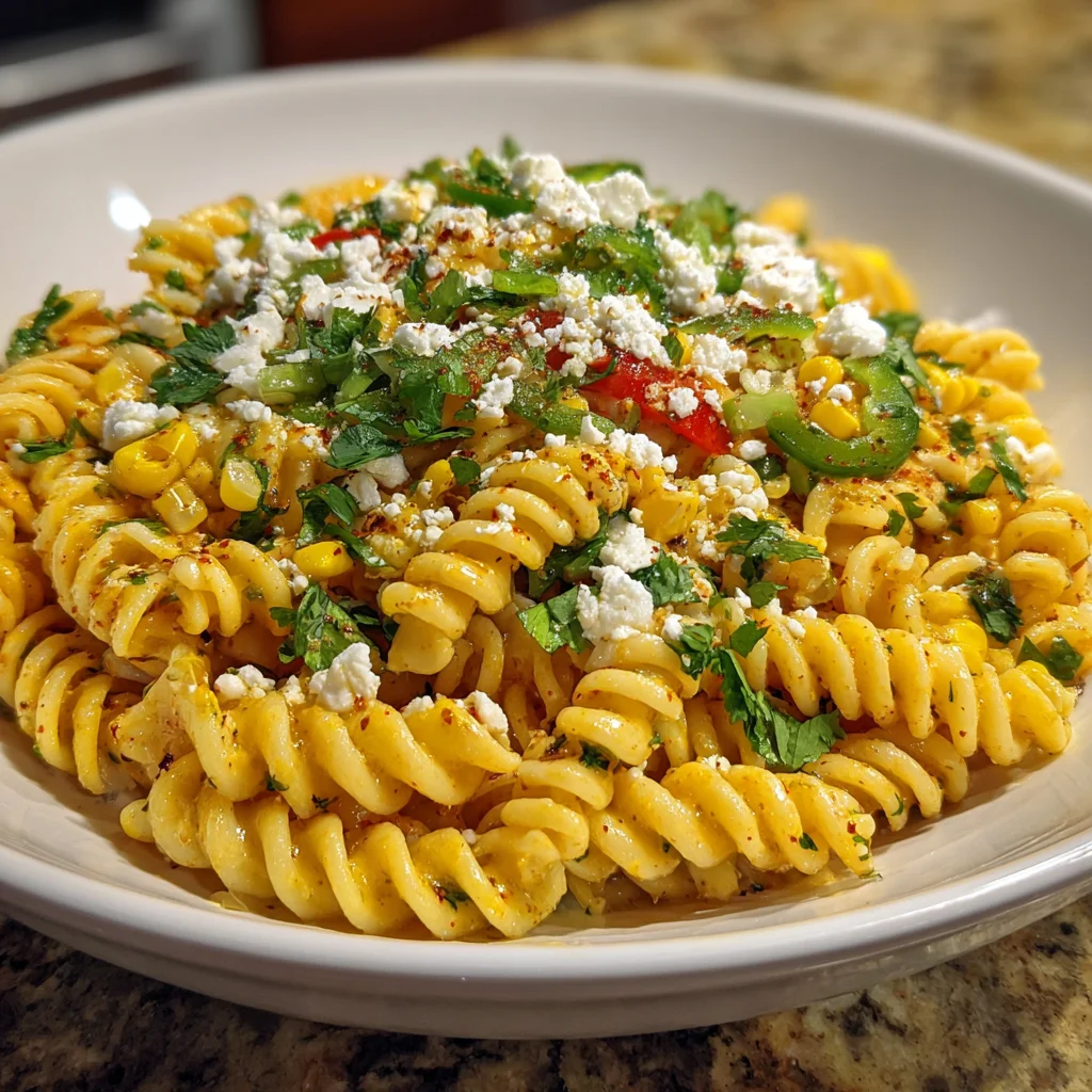 Street Corn Pasta Salad – Creamy, Smoky & Bursting with Flavor!