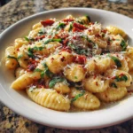 Creamy Basil & Calabrian Chili Cavatelli – Spicy, Herby & Luxuriously Creamy!