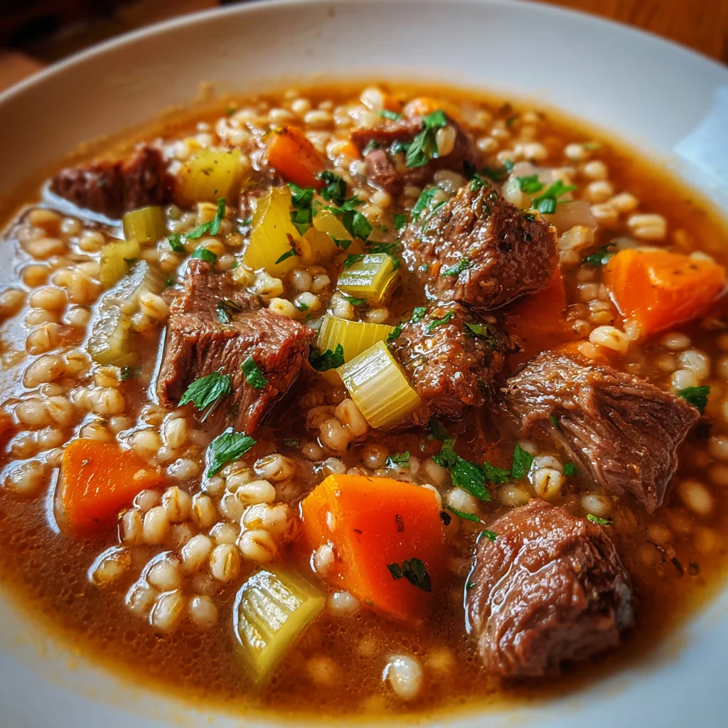 Cozy Beef and Barley Soup: The Ultimate Comfort Food
