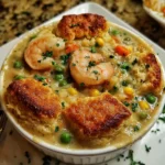 Cheddar Bay Biscuit Seafood Pot Pie – The Ultimate Comfort Food Mashup!
