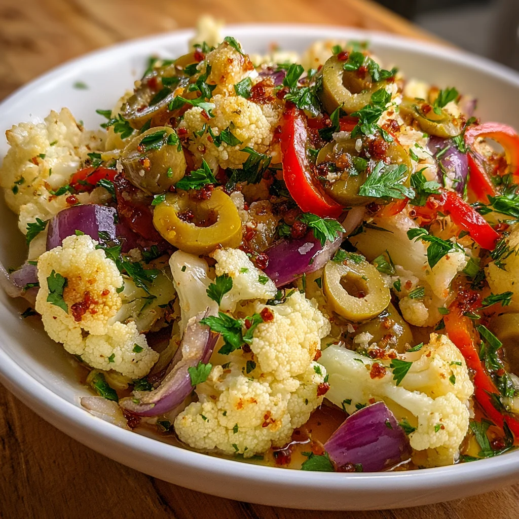 Marinated Cauliflower Salad: A Tangy, Crunchy Make-Ahead Wonder

