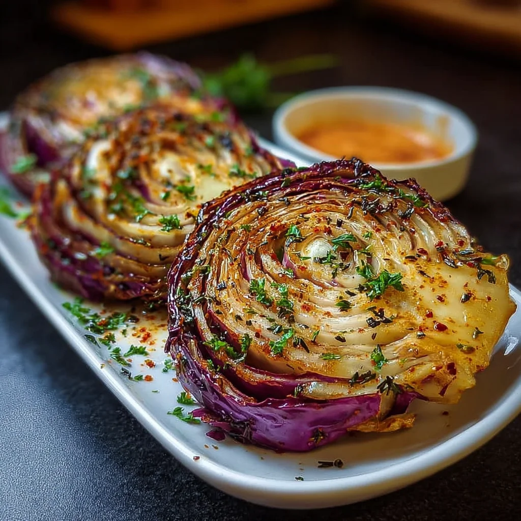 Oven Roasted Garlic Cabbage Steaks – Savory, Caramelized & Surprisingly Delicious!