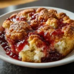 Peanut Butter and Jelly Cobbler – Childhood Comfort, Baked to Perfection!
