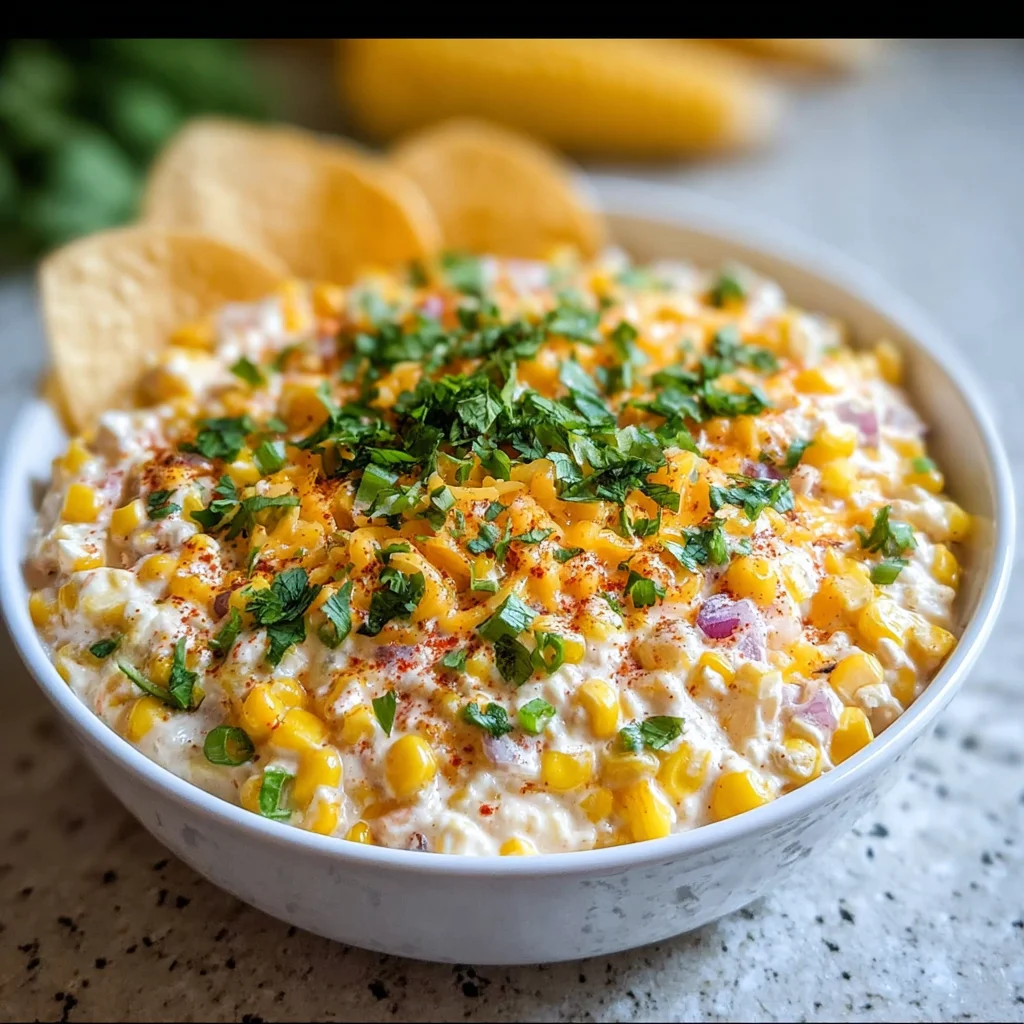 Easy Traditional Corn Dip – Creamy, Cheesy & Always a Crowd-Pleaser!
