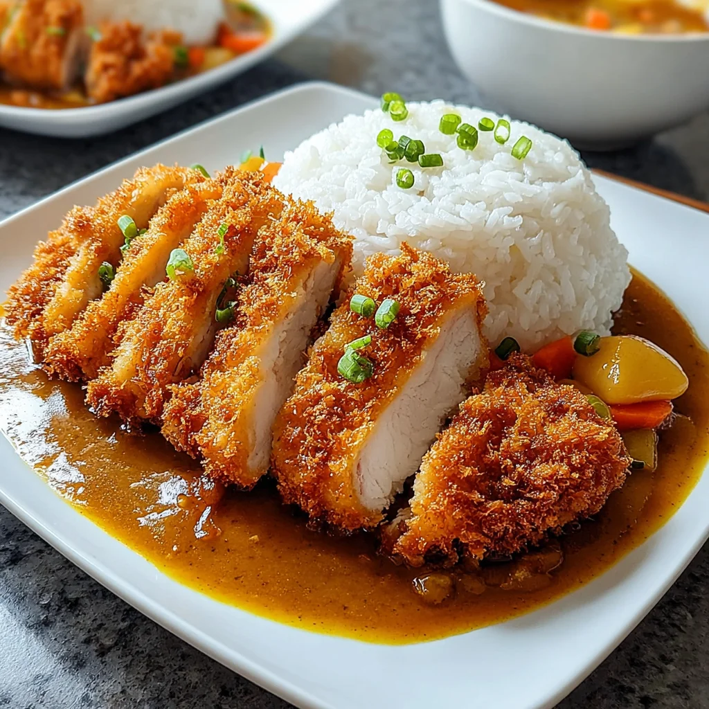 Chicken Katsu Curry – Crispy, Golden Chicken meets Rich Japanese Curry!