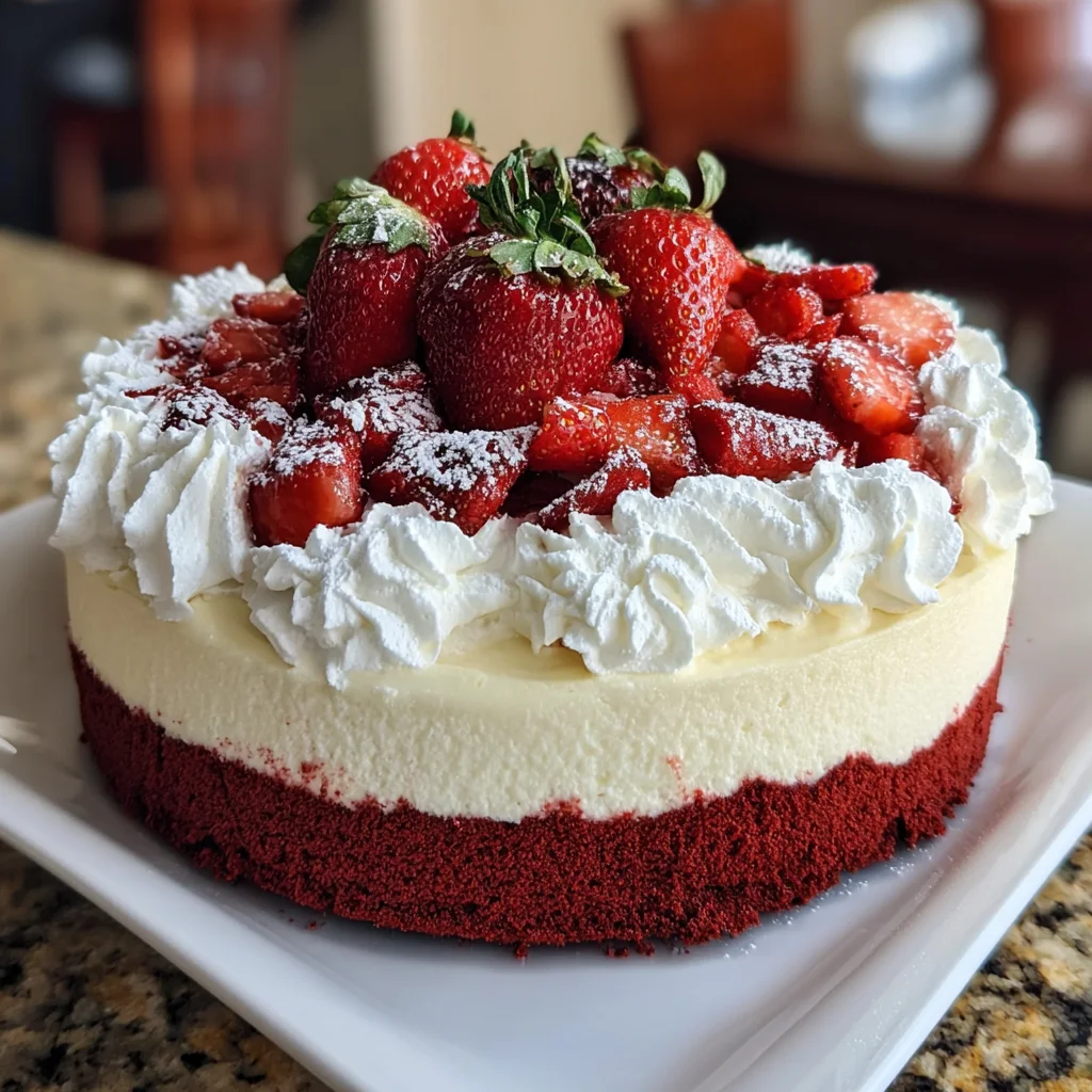 Red Velvet Strawberry Cheesecake – A Dreamy, Decadent Mashup!