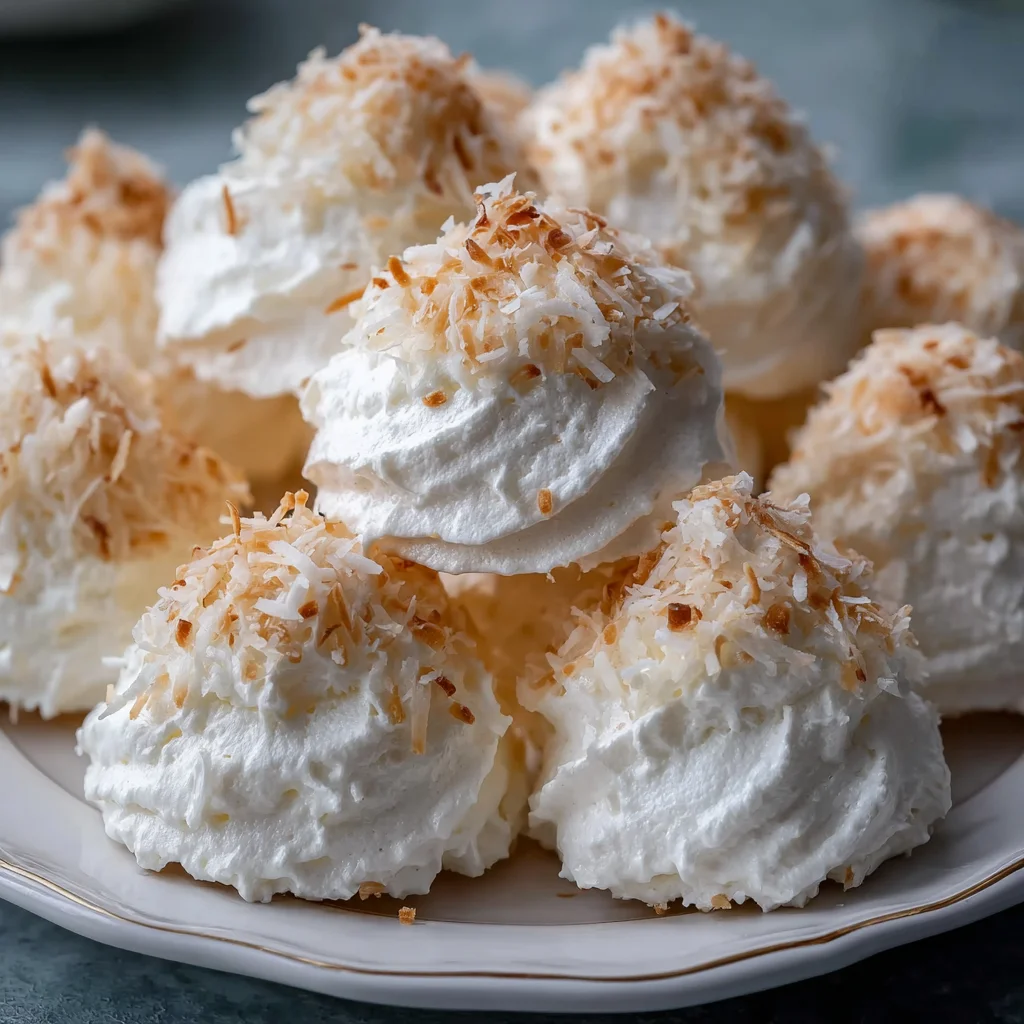 Easy Coconut Meringue Cookies – Light, Crispy & Delightfully Sweet!