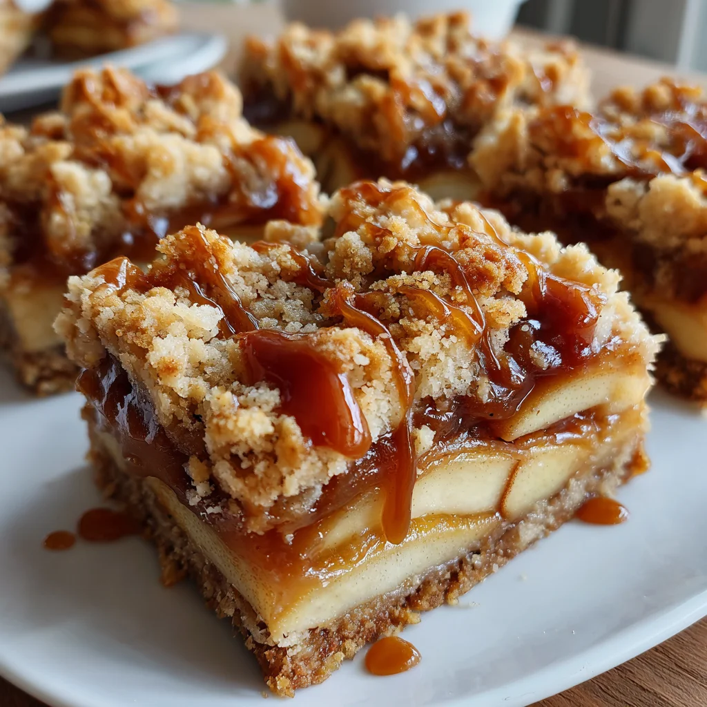 Salted Caramel Apple Crumble Bars – The Ultimate Fall Treat!