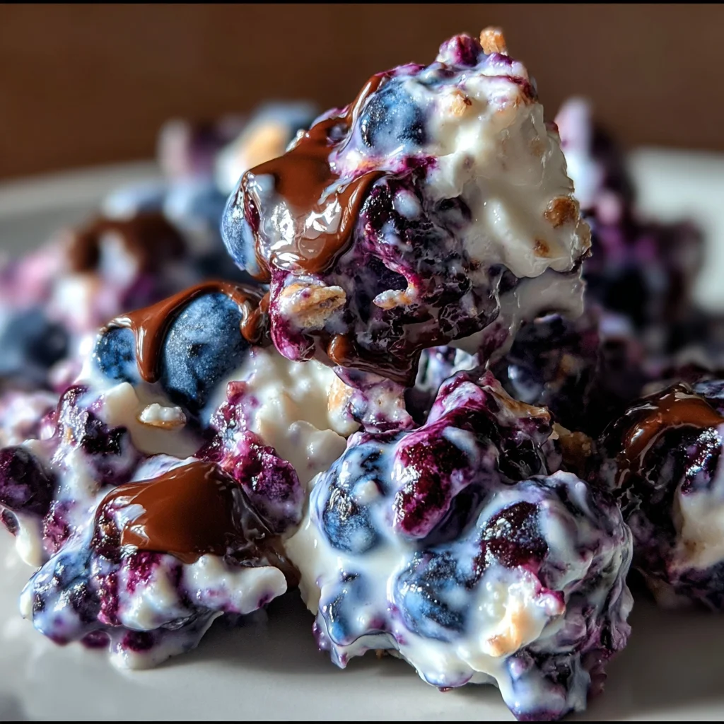 Blueberry Yogurt Clusters – Healthy, Frozen & Kid-Approved!
