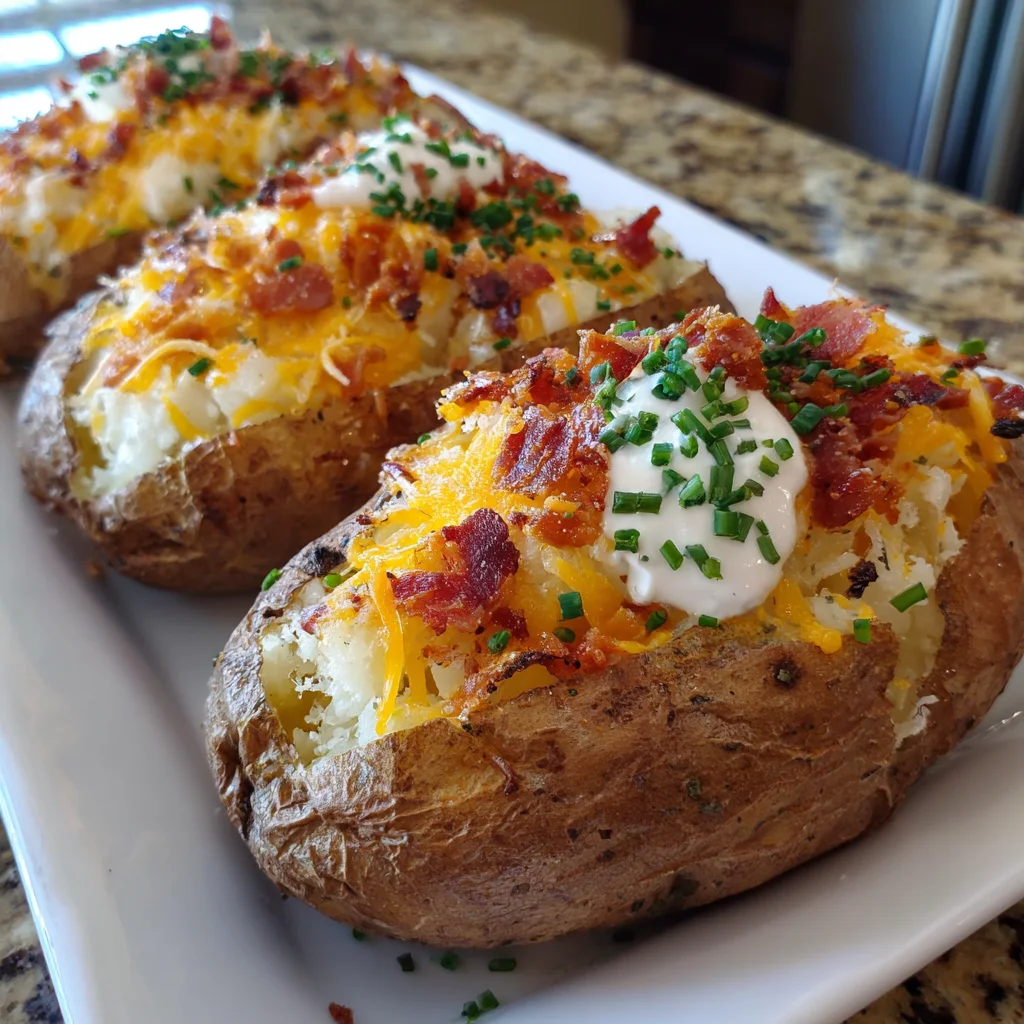 The ONLY Loaded Baked Potato Recipe You'll Ever Need!