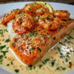 Cajun Shrimp & Salmon with Garlic Cream – Decadent, Spicy & Restaurant-Worthy!