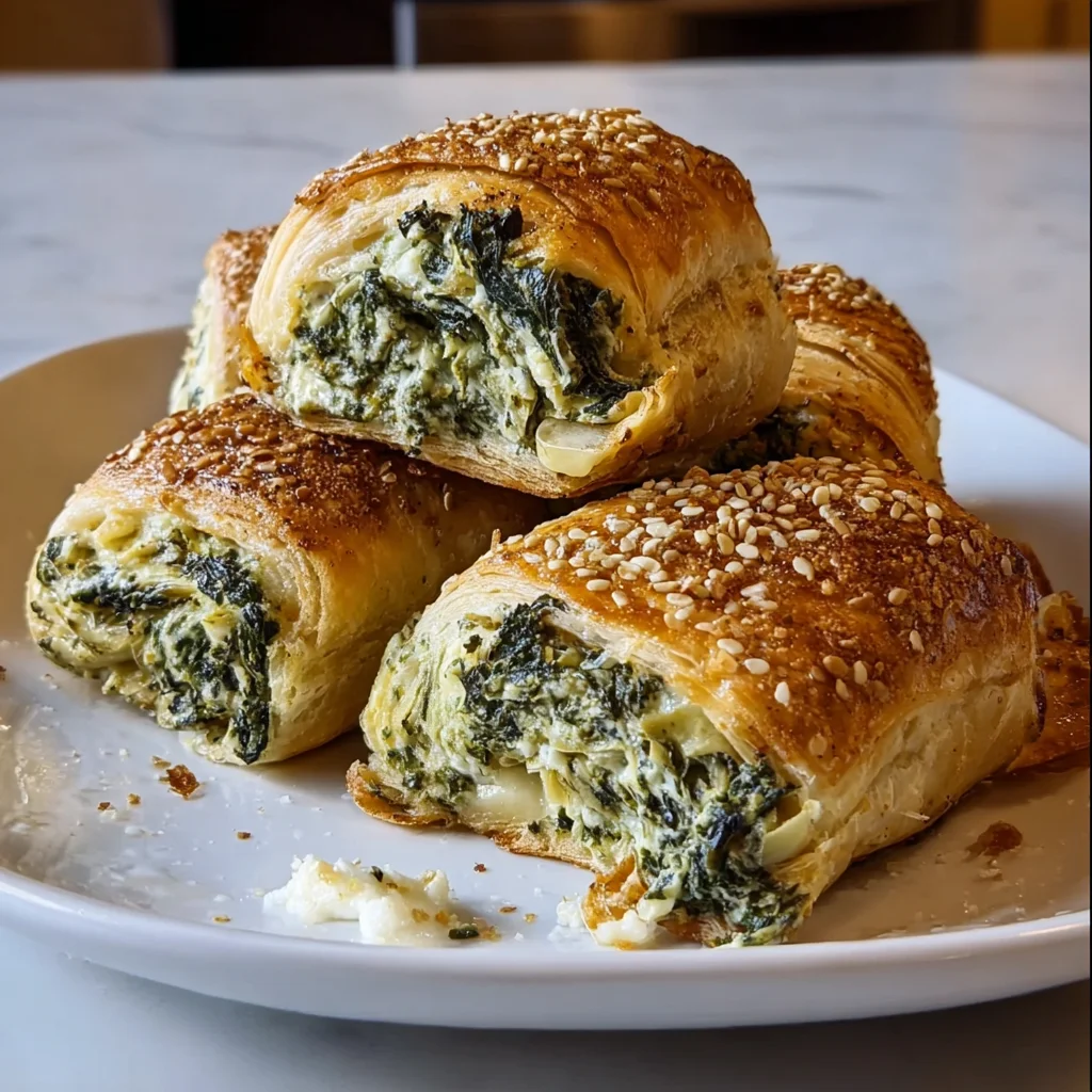 Spinach Dip Rolls – The Ultimate Party Appetizer!