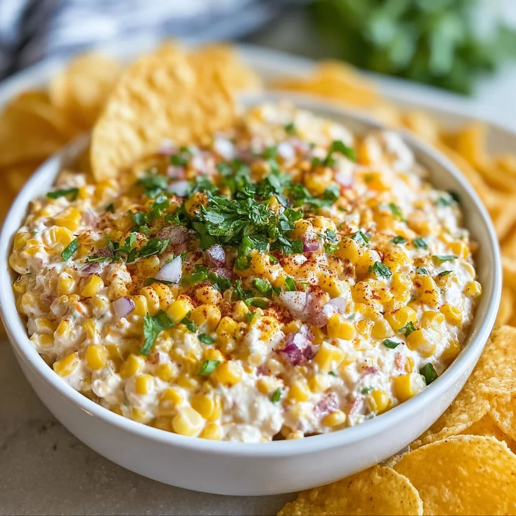 Easy Traditional Corn Dip – Creamy, Cheesy & Always a Crowd-Pleaser!