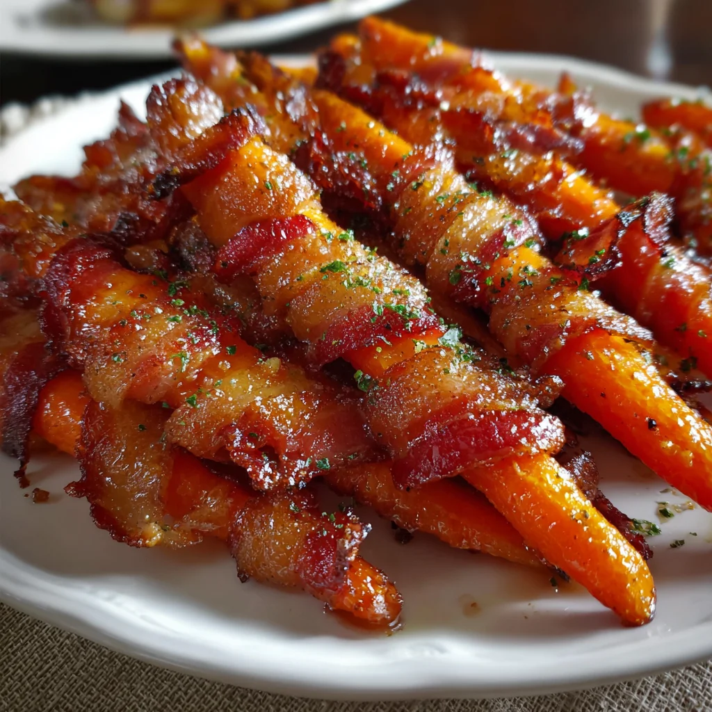 Maple Bacon Glazed Carrots – Sweet, Savory & Irresistible!