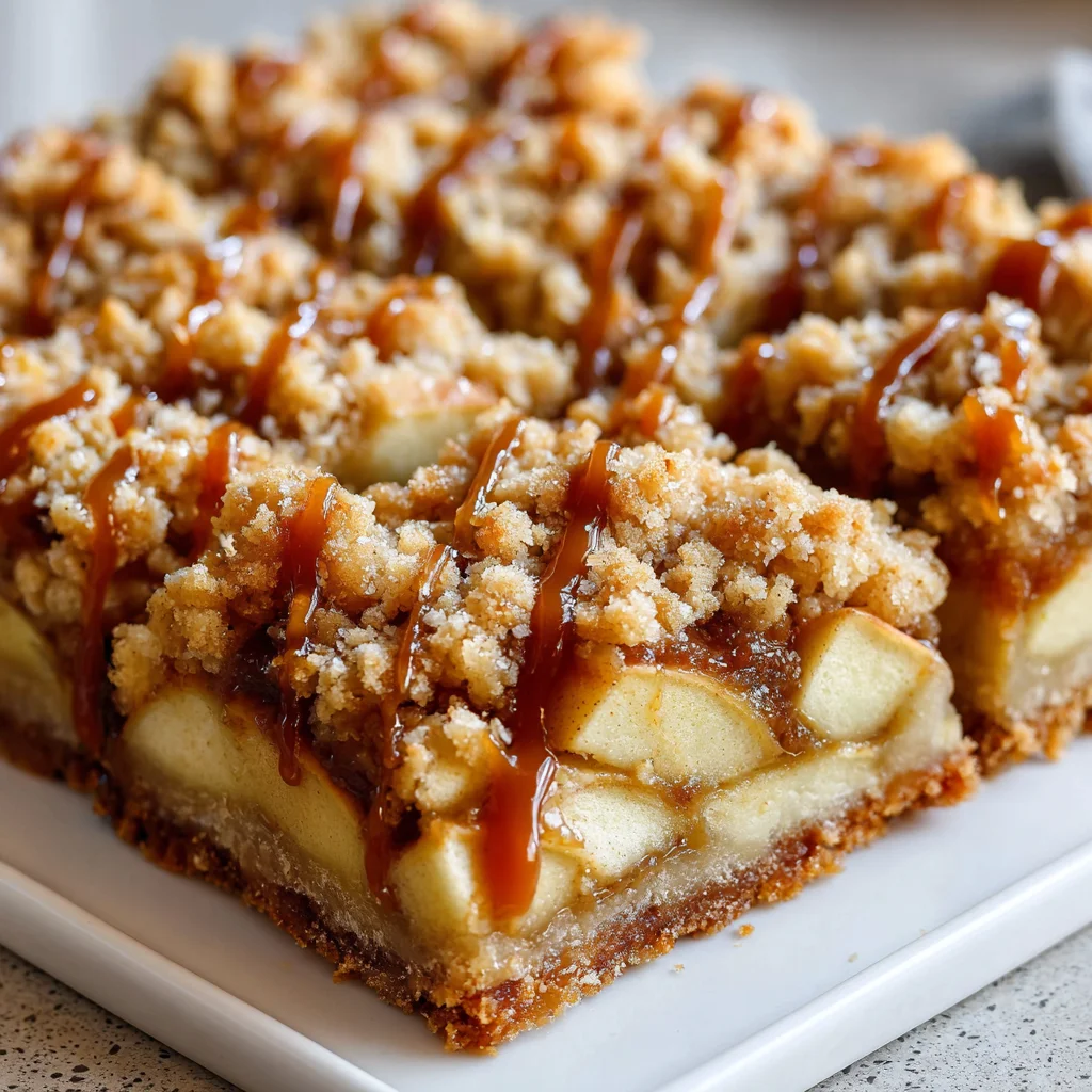 Salted Caramel Apple Crumble Bars – The Ultimate Fall Treat!