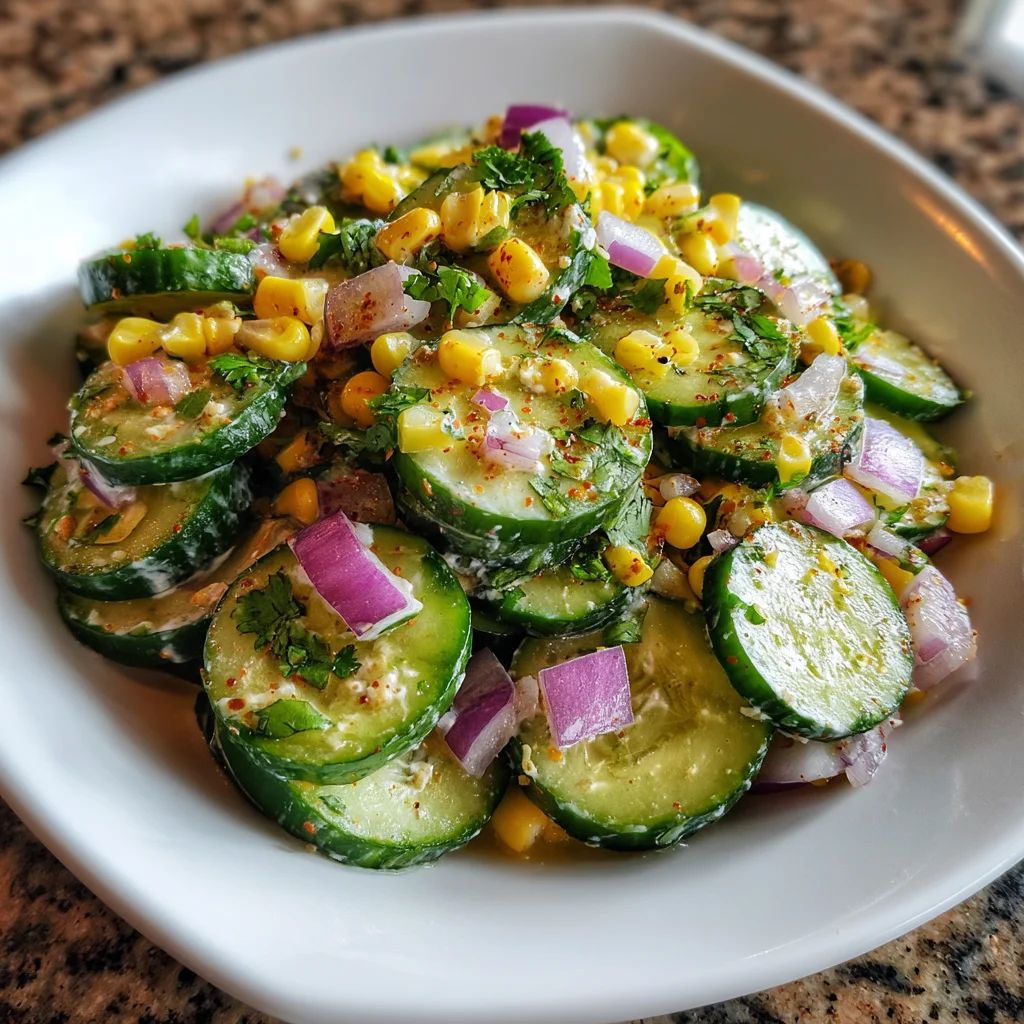 Mexican Cucumber Salad – Crisp, Zesty & Refreshingly Light!
