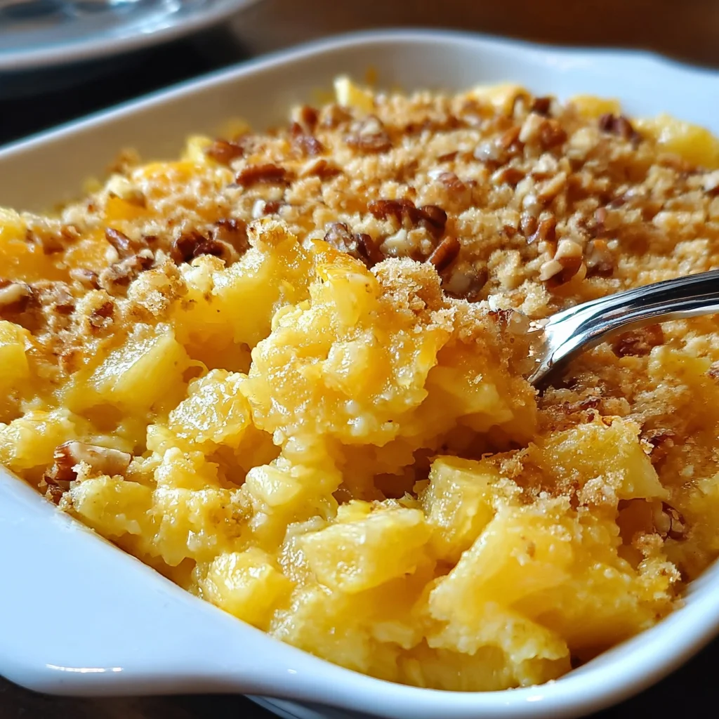 Pineapple Casserole – Sweet, Savory & Southern Comfort at Its Best!