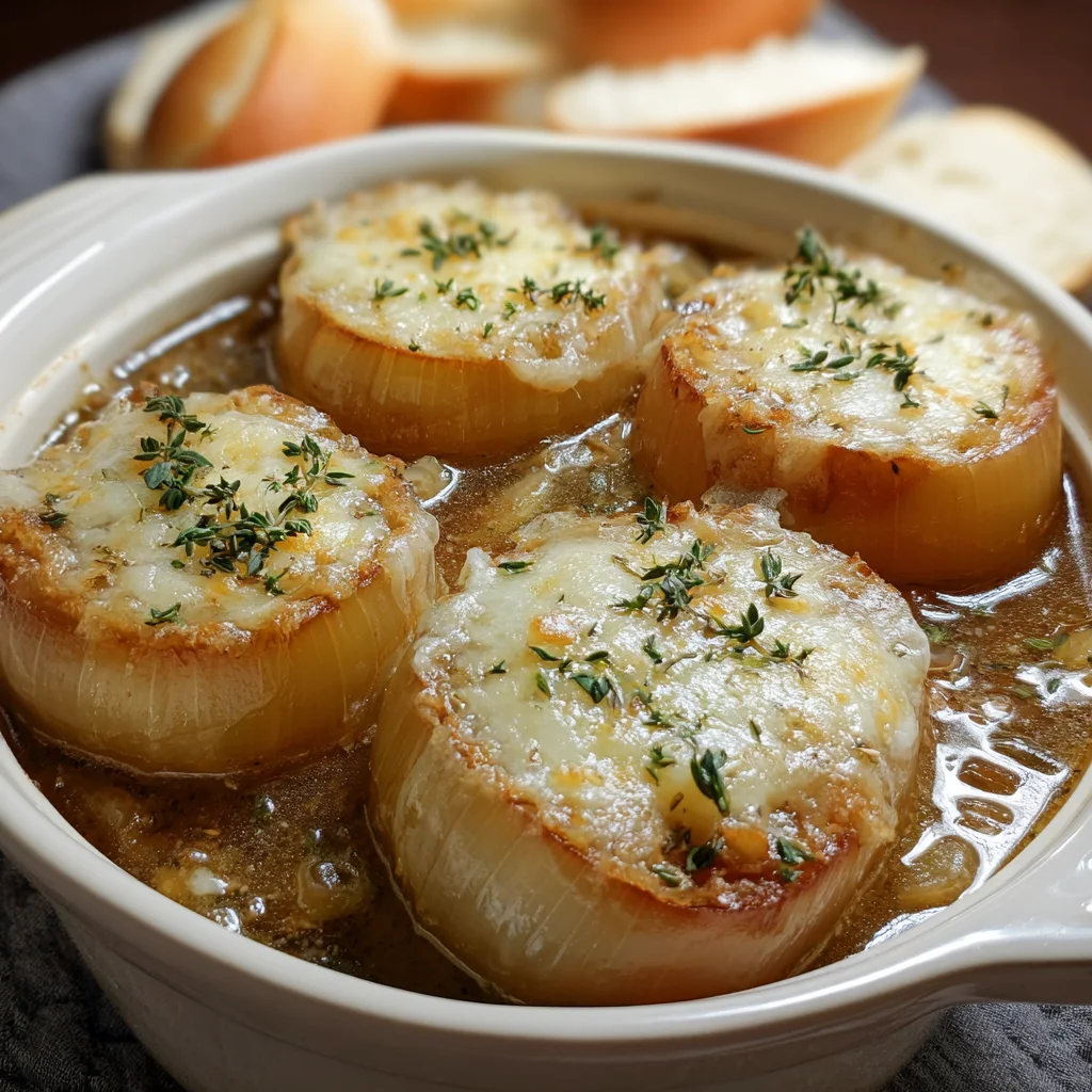 French Onion Soup Slow Cooker – Deep, Savory & Hands-Off Comfort!