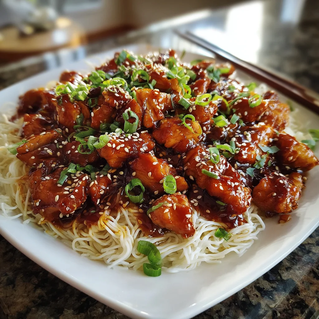 Sticky Garlic Chicken Noodles – Quick, Flavorful & Irresistibly Easy!