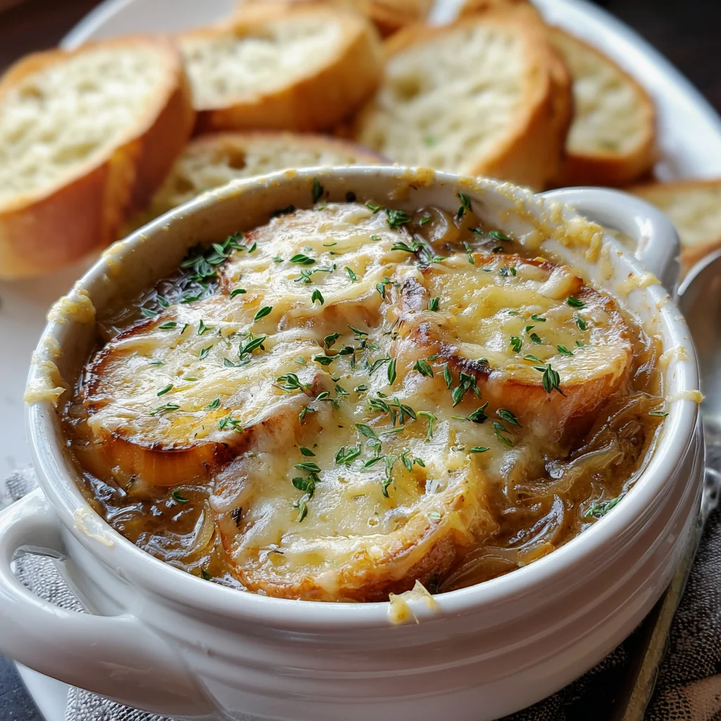French Onion Soup Slow Cooker – Deep, Savory & Hands-Off Comfort!