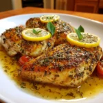 Juicy Greek Oven Baked Chicken Breast