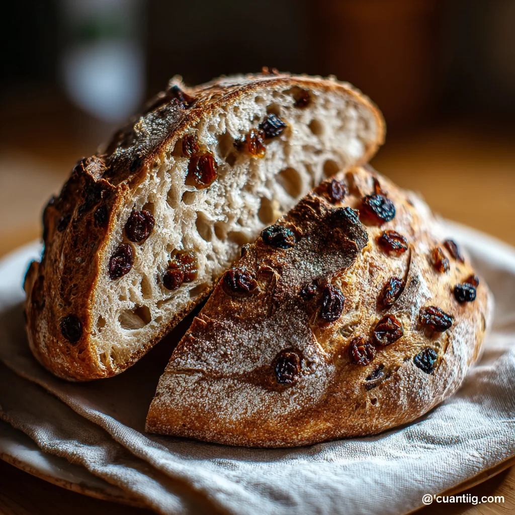 Cinnamon Raisin Sweet Sourdough Bread