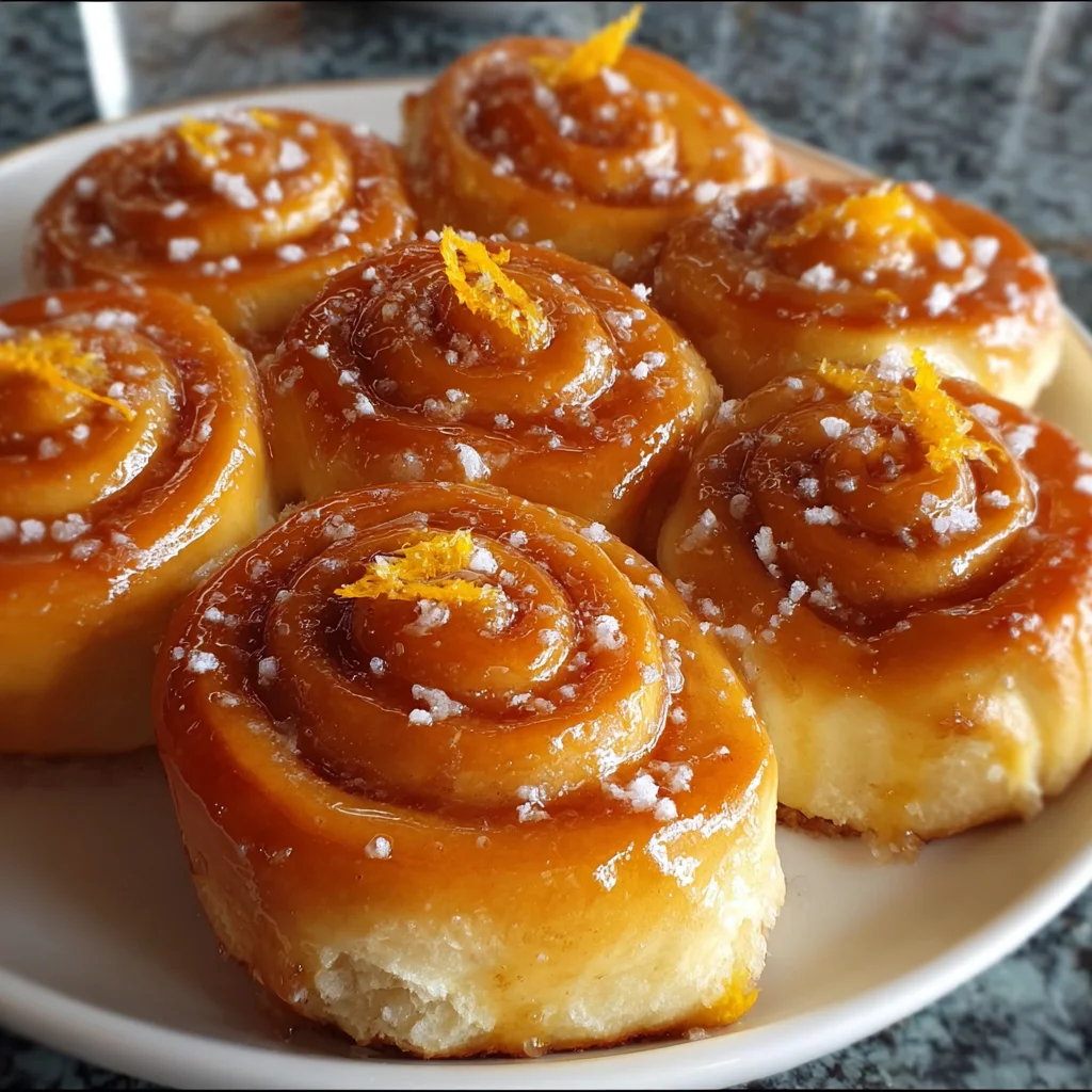 Glazed Orange Sweet Rolls – Soft, Citrusy & Drizzled with Sweet Perfection!