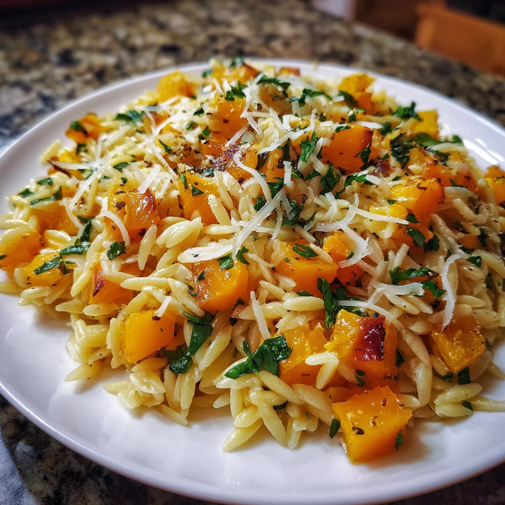 Creamy Butternut Squash Orzo that Delights Every Bite!