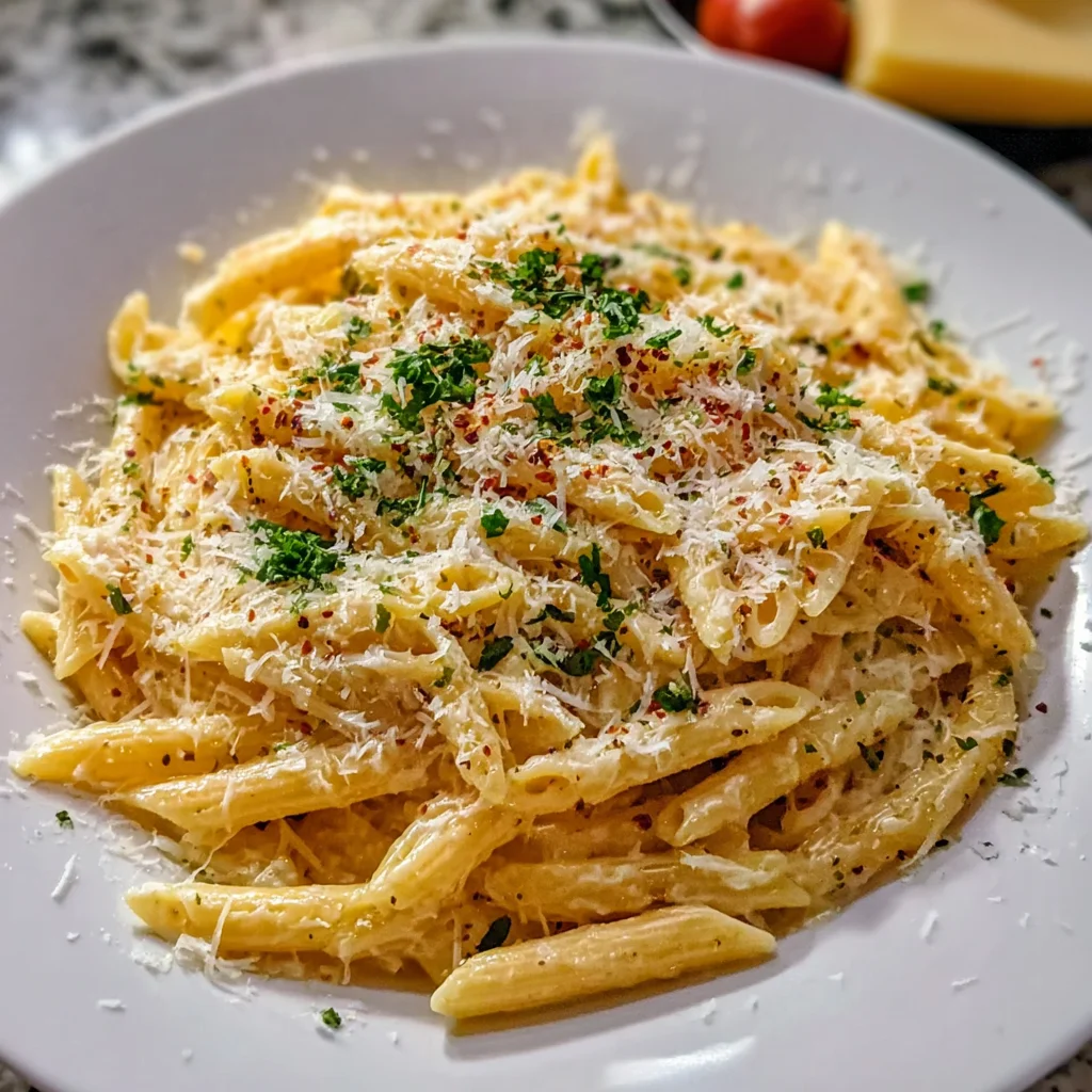 One Pot Creamy Garlic Pasta – Luxurious, Effortless & Ready in 20 Minutes!