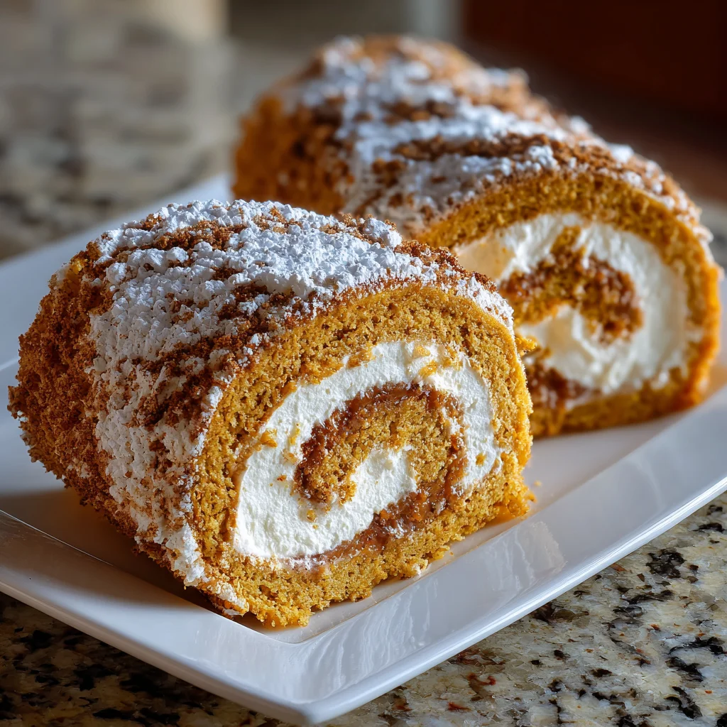 Pumpkin Roll with Cream Cheese Filling – The Ultimate Fall Swirl!