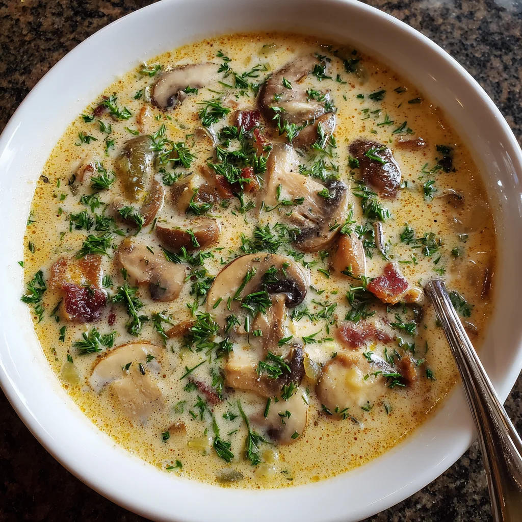 Hungarian Mushroom Soup Bowl A Creamy Delight Awaits!