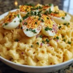Deviled Egg Macaroni Salad – Creamy, Tangy & Packed with Flavor!