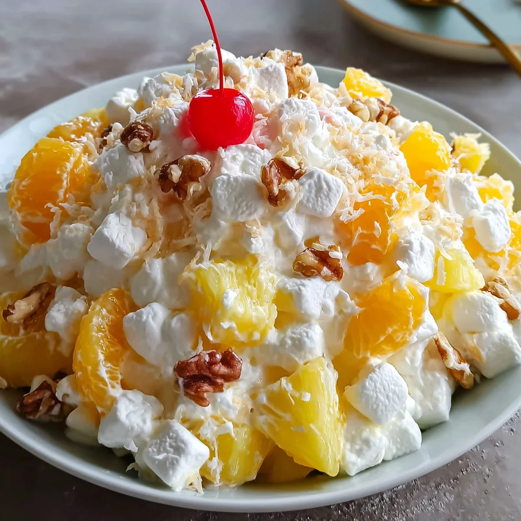 Ambrosia Salad – The Retro, Creamy & Fruit-Filled Classic!