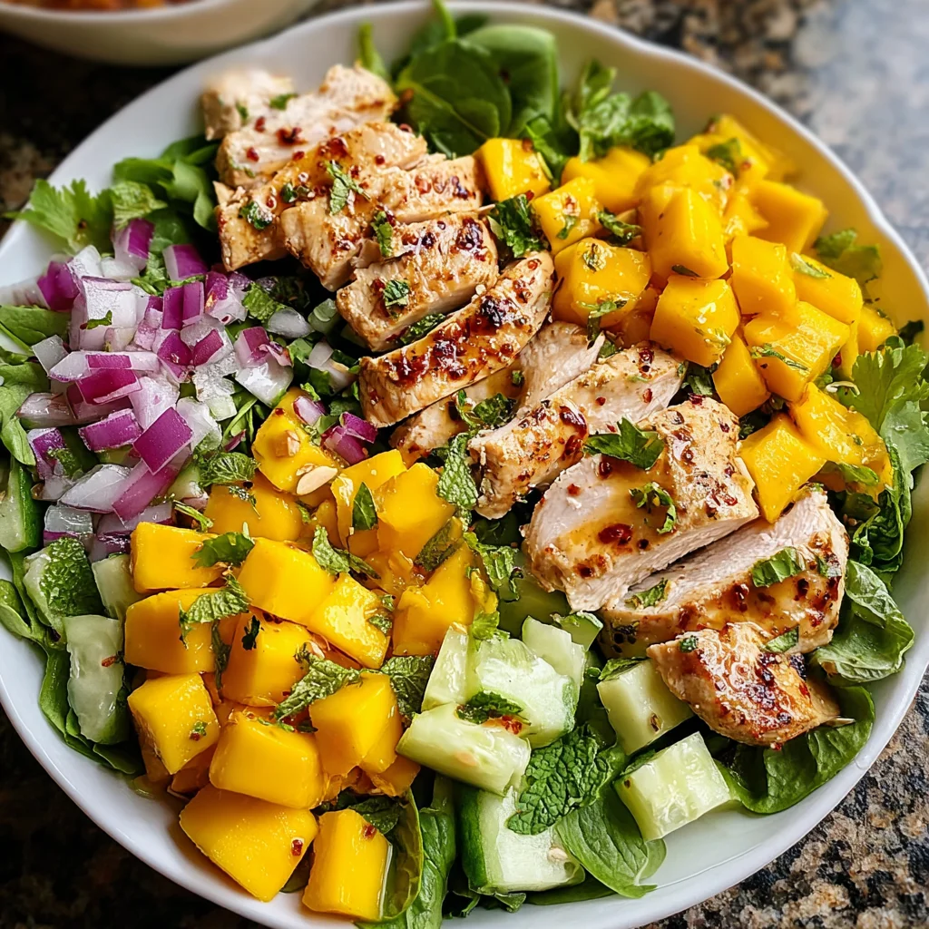 The Best Mango Chicken Salad – Tropical, Creamy & Bursting with Flavor!