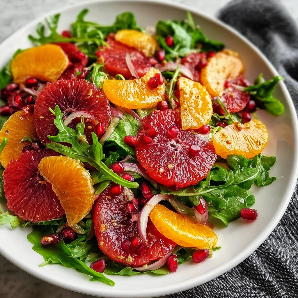Winter Citrus Pomegranate Salad – A Burst of Sunshine on a Plate!