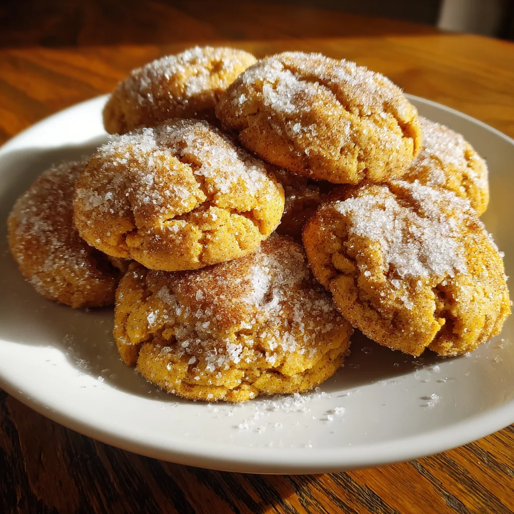 Snickerdoodle Pumpkin Cookies: The Perfect Fall Treat
