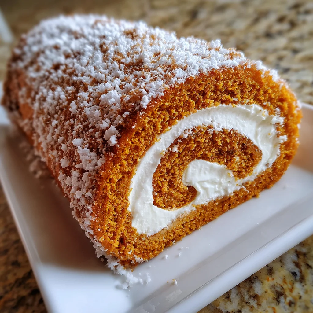 Pumpkin Roll with Cream Cheese Filling – The Ultimate Fall Swirl!